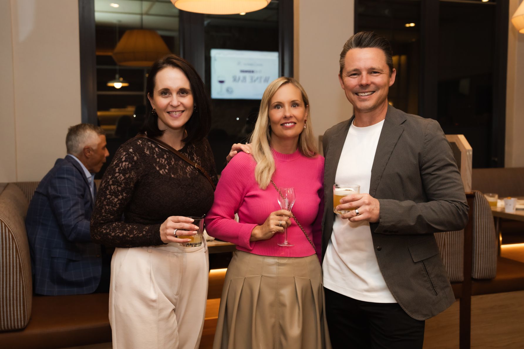 Kim Adam, Sarah Rehm and Darren Bridges