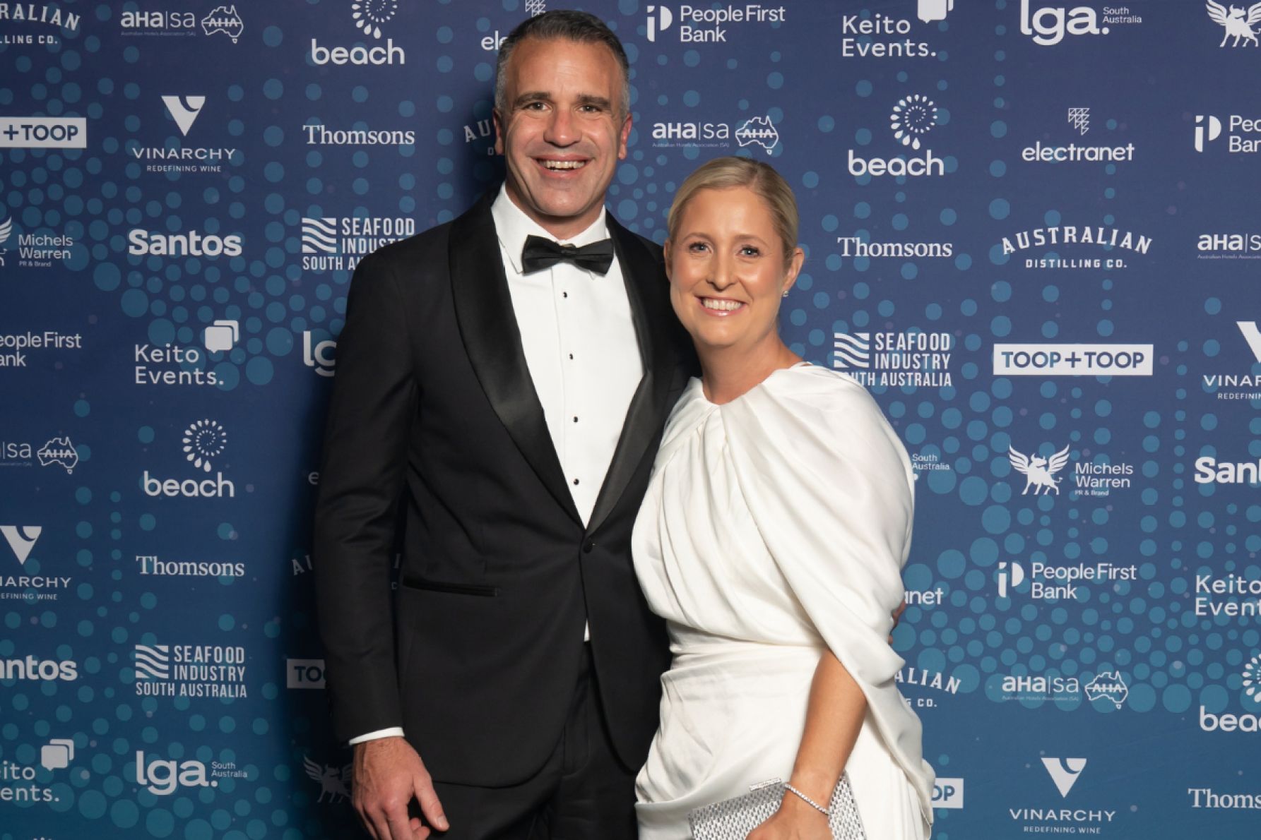 Peter Malinauskas and Annabel West