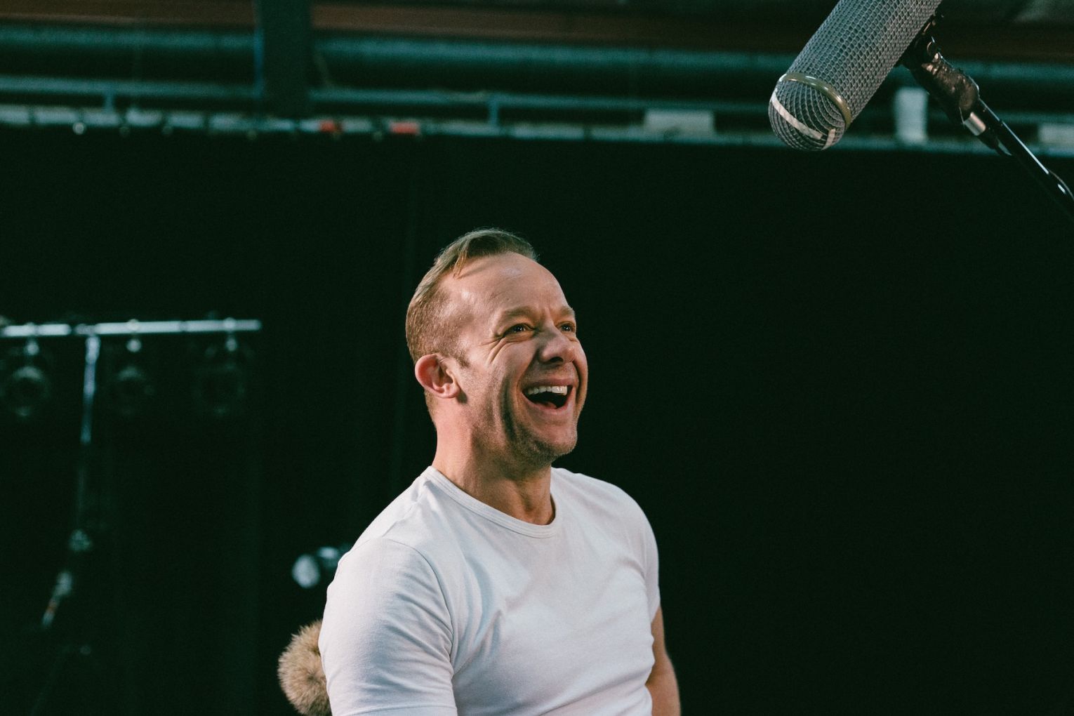 Mark Saturno will see out the year with two major productions: State Theatre Company's The Heartbreak Choir, and starring opposite Anthony Lapaglia in Death of a Salesman. Photo: Thomas McCammon / Supplied