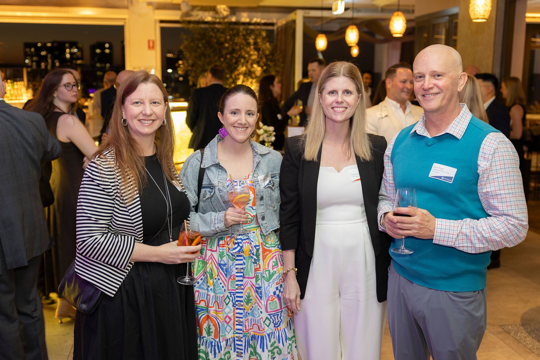 Karen Grumley, Theresa Jennings, Tracey Whyte and Scott Pugh