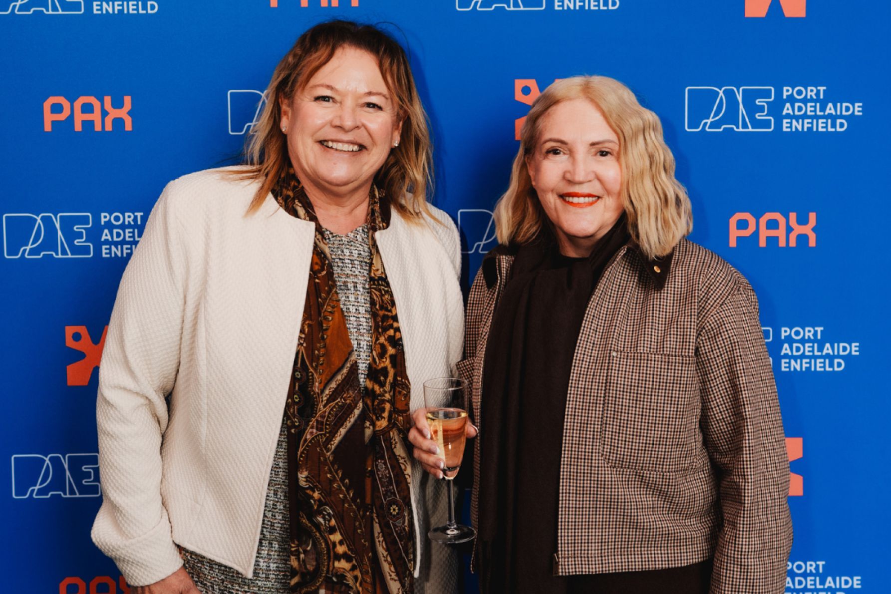 Pippa Webb and Carol Martin