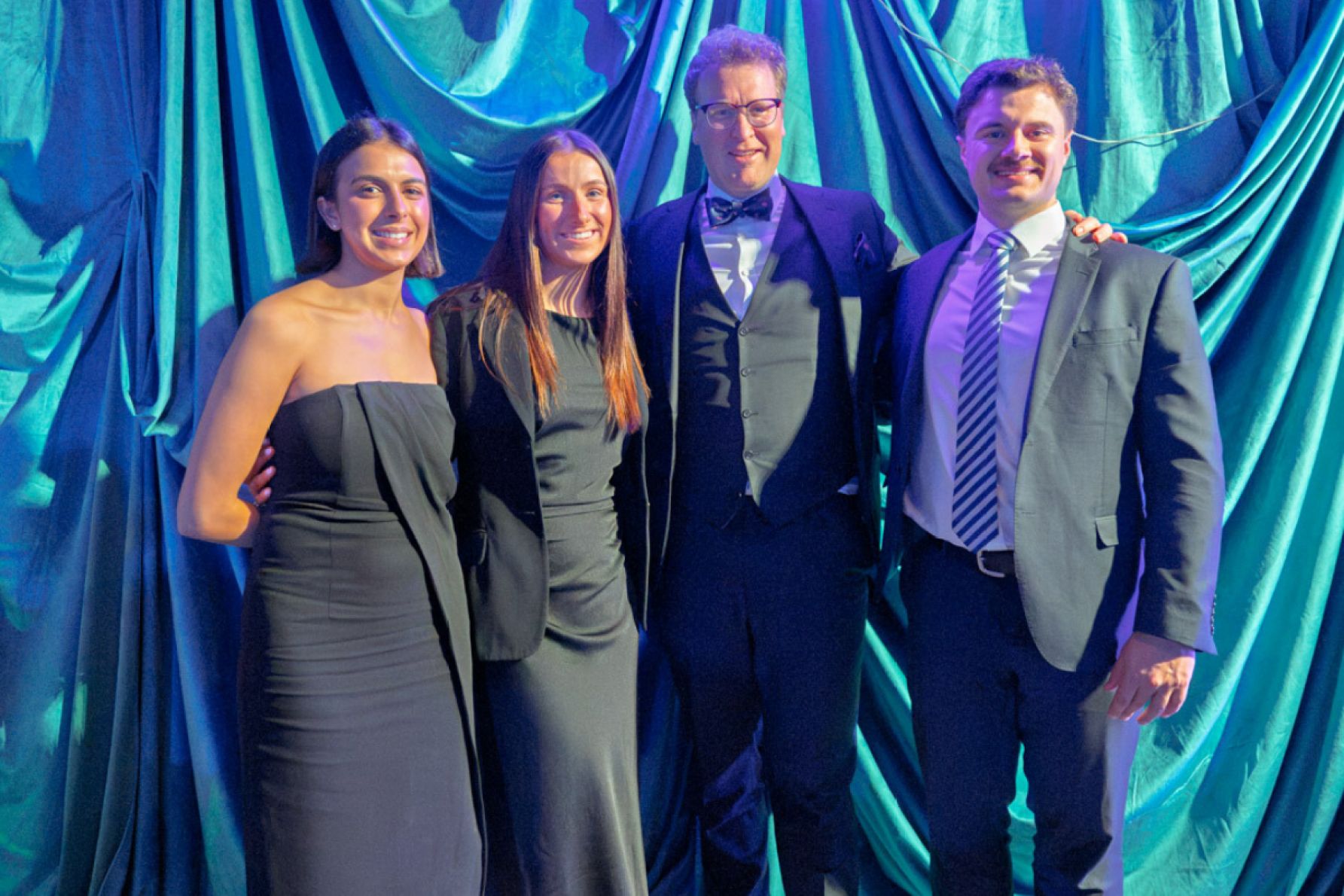 Poppy Scaife, Alexandra Hinton, Patrick Walsh and Ben Martin