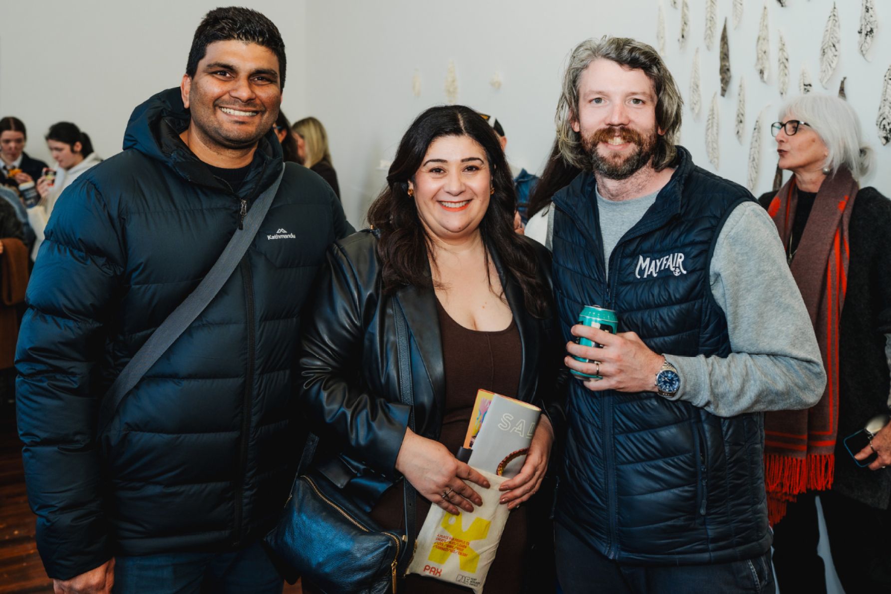 Reinhardt Mascarenhas, Grace Trimboli and Phil Donnelly