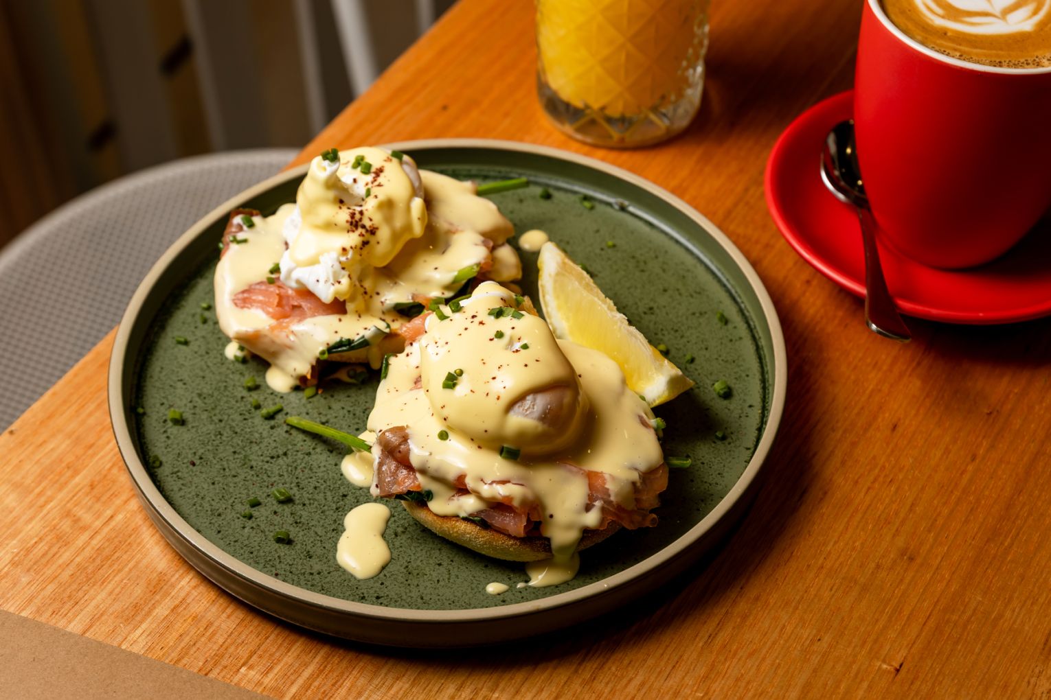 What better way to start the day than with a classic eggs Benedict at Local | Credit: James Frostick
