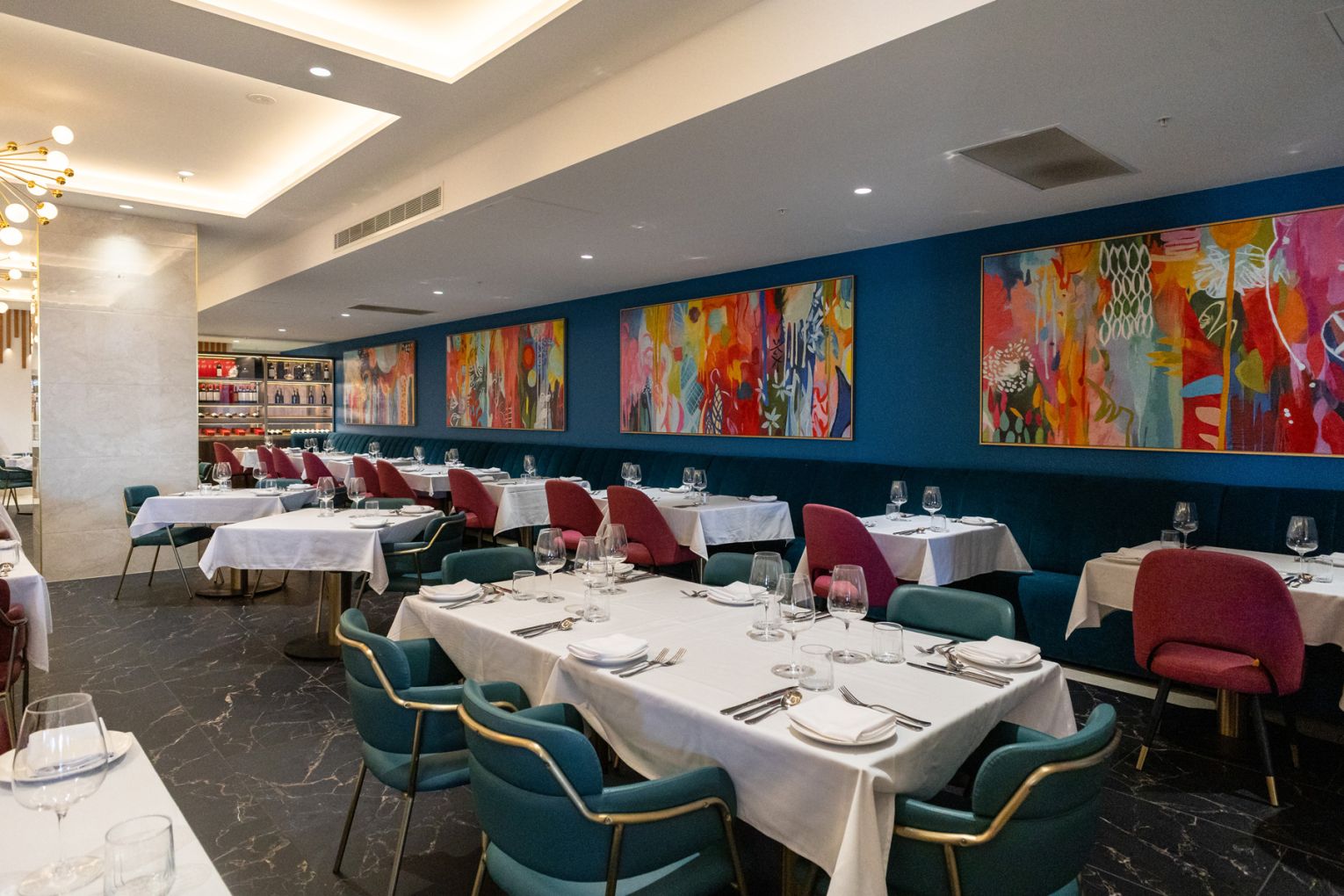 Award-winning chef Grant Madgwick and long-time business partner Antz Do Rozario are bringing some of the theatre of dining back with their latest venture, Grantz Dining Room | Credit: Food images Salt and Honey, venue images Jade Quinlivan