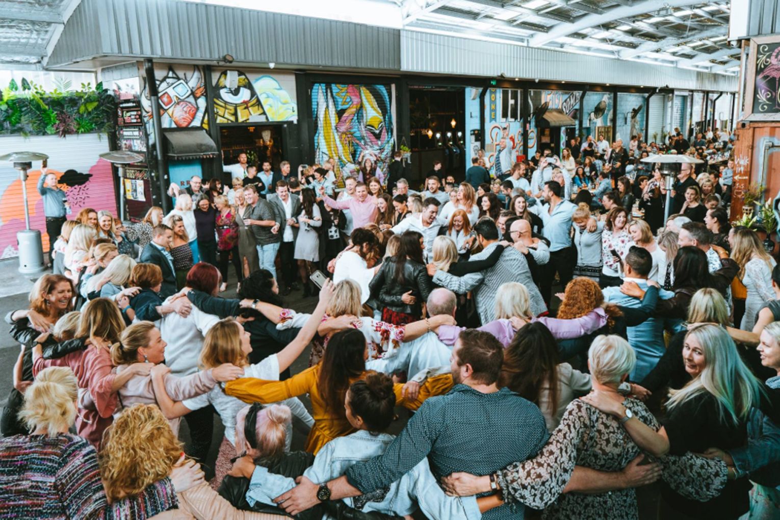 The restaurant has hosted similar events in the past, described by Simon Gloftis as "a big Greek party" | Credit: image supplied