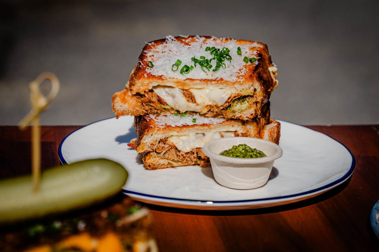Hot Mess Deli has arrived in Varsity Lakes with a stacked menu of cheesy, saucy sangas | Credit: Gold Coast Foodie
