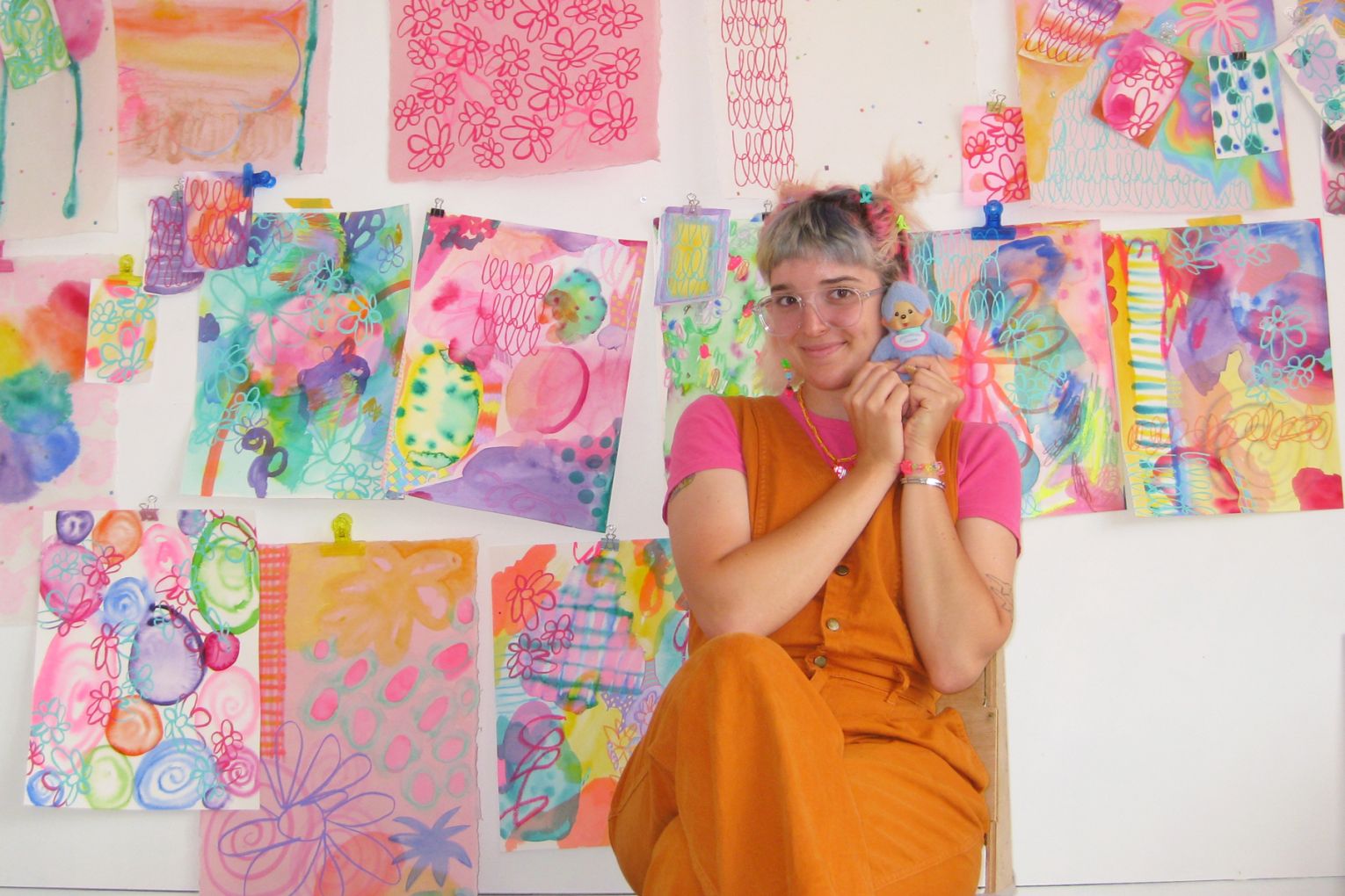 Sunday Jemmott is Museum of Brisbane’s latest Artist in Residence | Credit: Rhianna Phillips