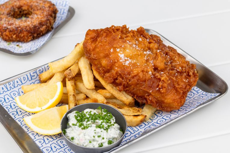 Thumbnail for Paradise found – Jason and Josie Barratt open their nostalgic fish-and-chip shop in Burleigh