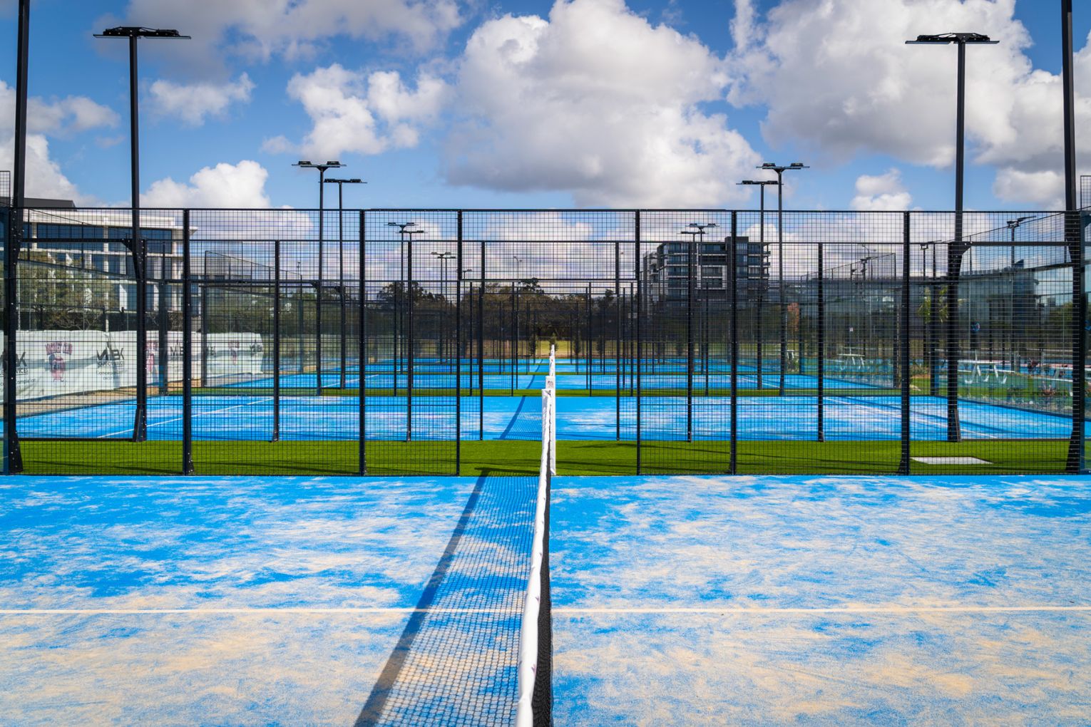 Racquet Club has officially opened at Robina Town Centre, bringing 13 courts dedicated to padel and pickleball, plus a bar and cafe | Credit: supplied
