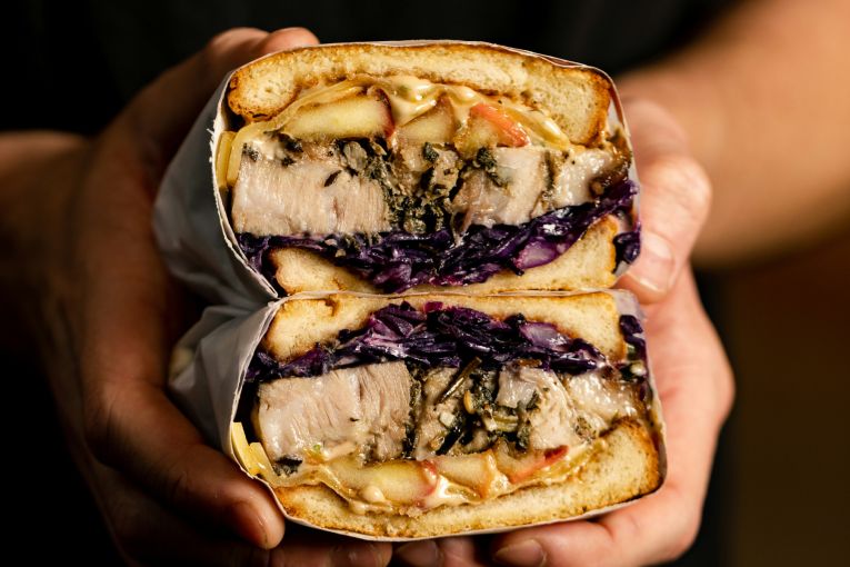 Thumbnail for A new sandwich spot is putting a fusion-style spin on the humble deli sanger 