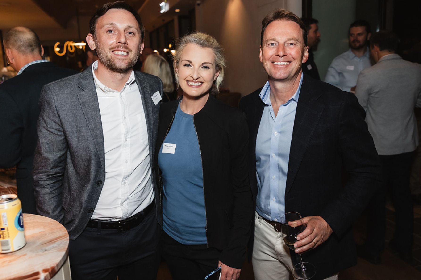 Tom Bratovic, Kate Lough and Andrew Nunn