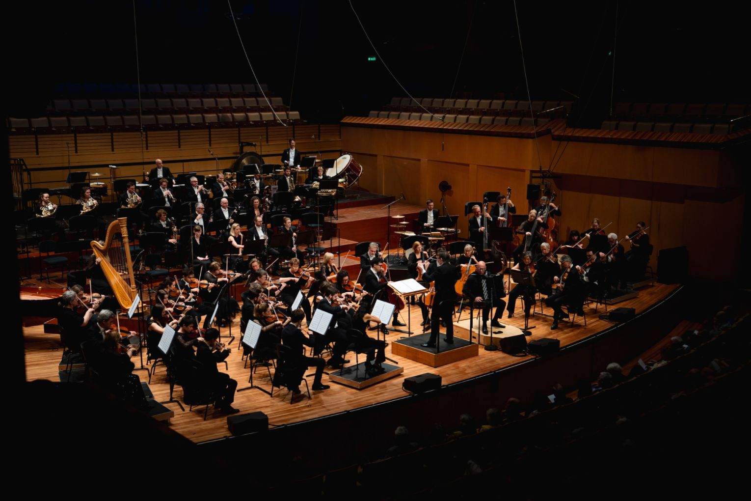 Umberto Clerici and the QSO in the Concert Hall at QPAC last weekend for the Symphonic Dances Maestro Concert.