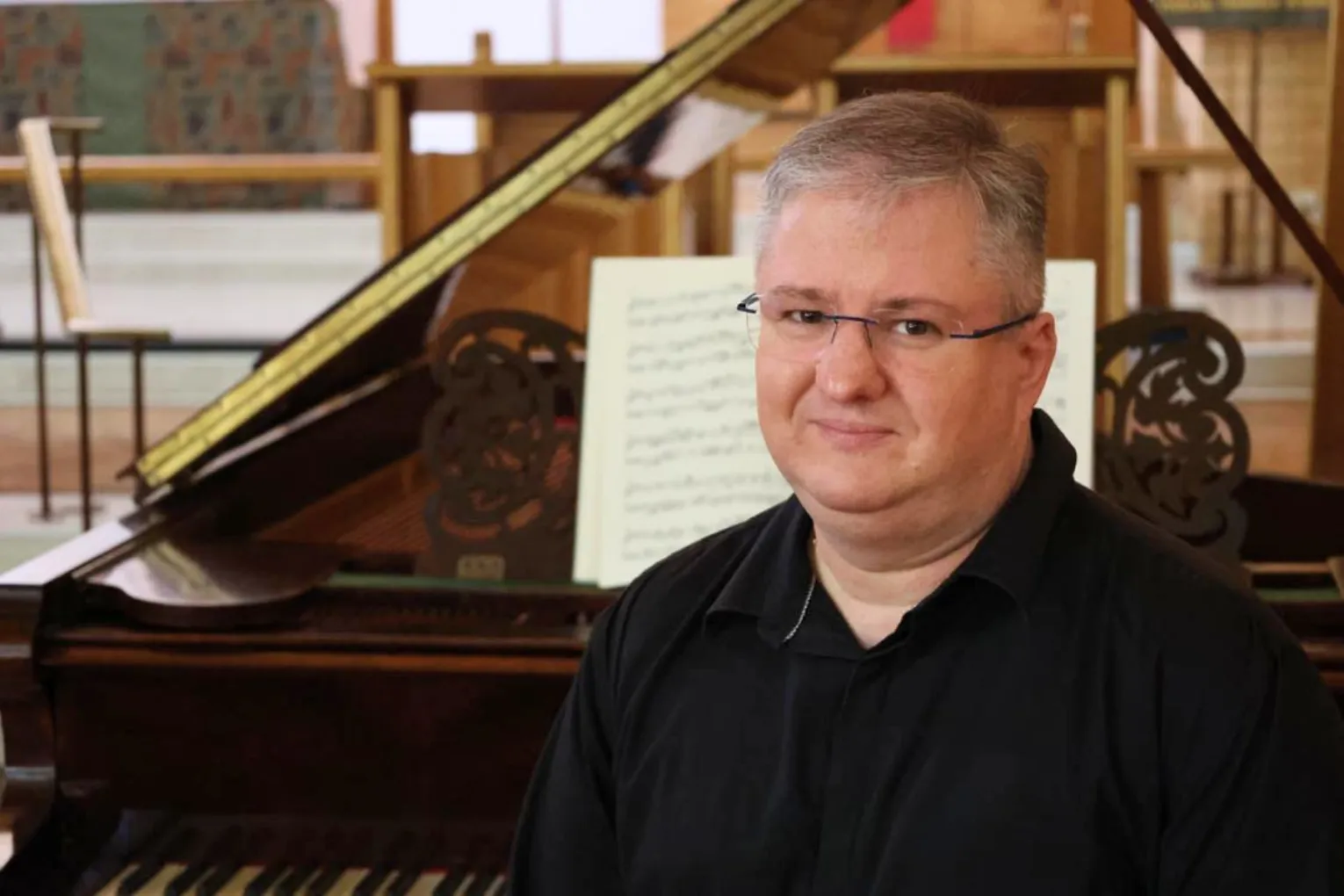 Calvin Bowman will play QPAC's spectacular organ for 16 hours straight at this year's Brisbane Festival.