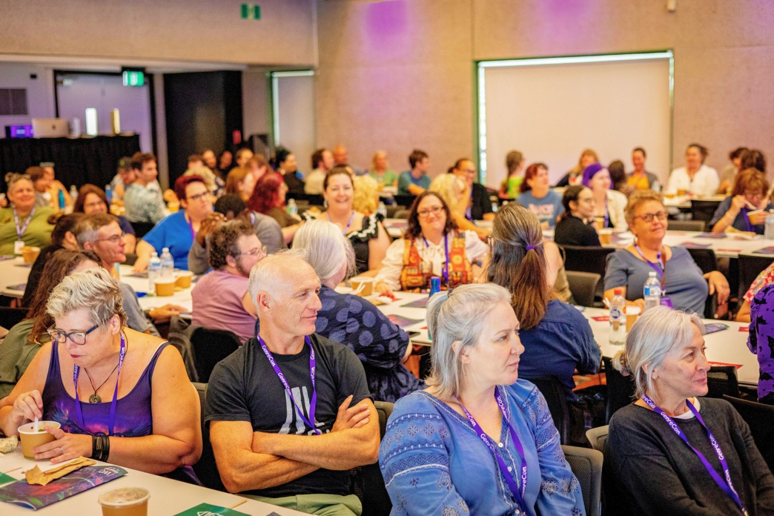 GenreCon attendees in Brisbane this year  soaking up chat about vampires, detectives, dragons, serial killers, lovers and aliens as they explore fictional worlds.