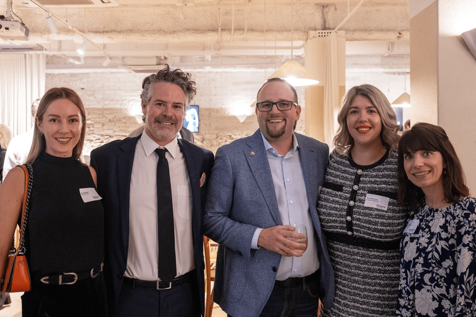The Eastend Ventures team, L-R: Sarah Shelton, Josh Garratt, JD Sheard, Gina Woodman, Ava Sheard. Picture: Supplied
