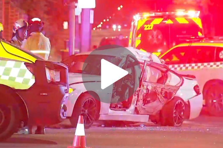 Thumbnail for VIDEO: Teens’ lucky escape from horror crash | CCTV of alleged beer thieves