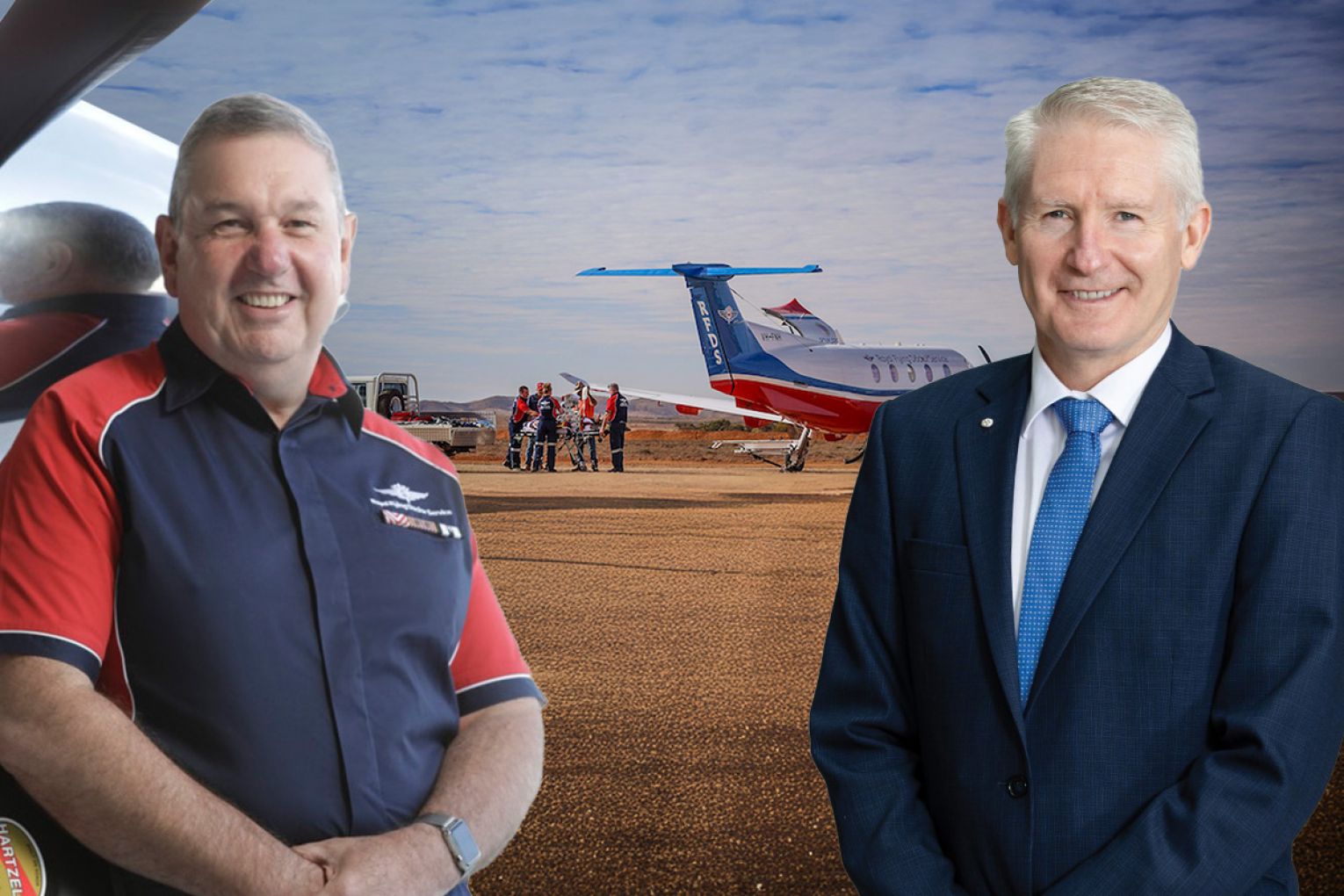 The Royal Flying Doctors Service has announced its new SA chief executive. Graphic: James Taylor/InDaily