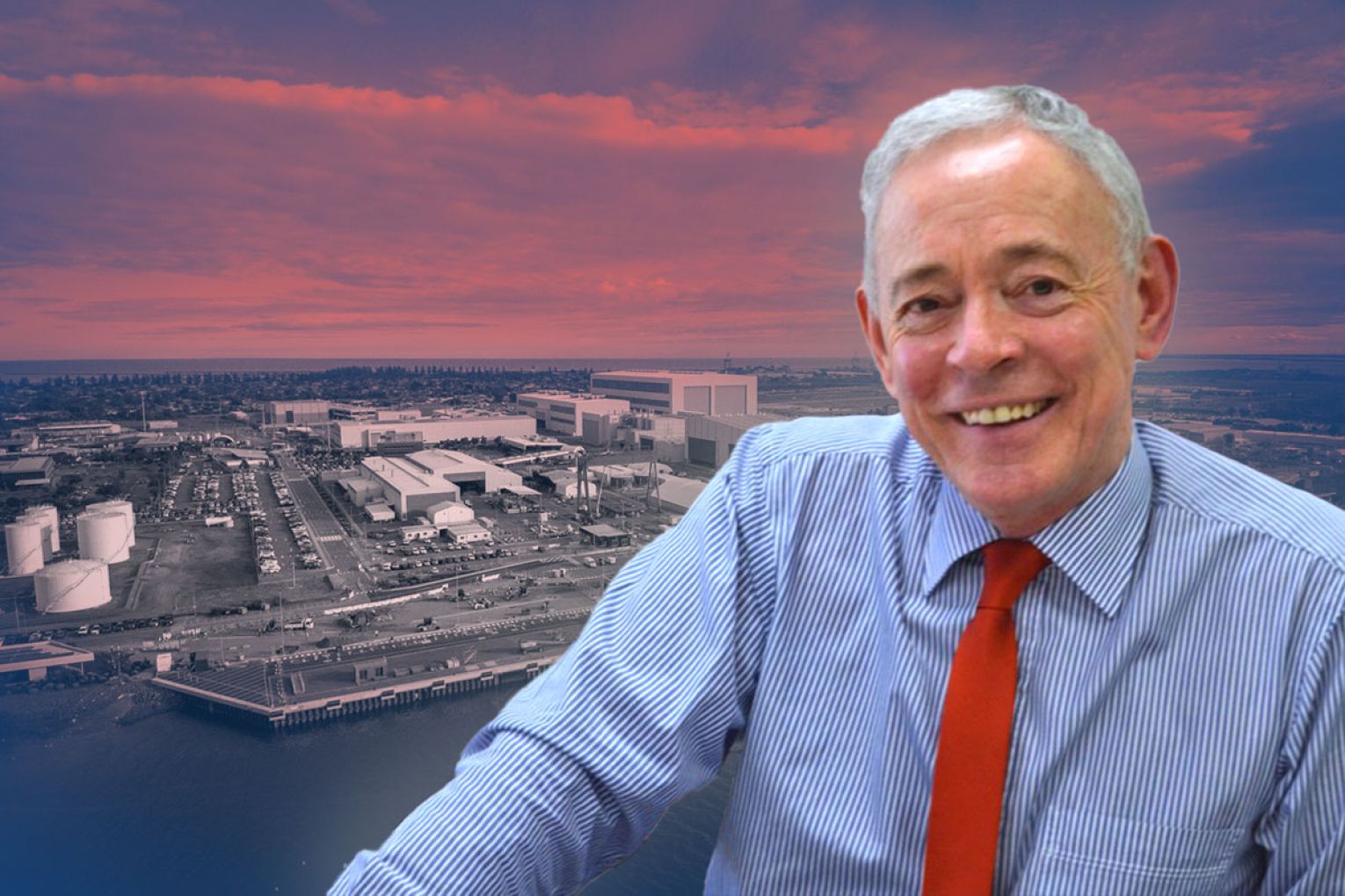 Former Senator Bob Day AO fears inadequate infrastructure could stop AUKUS in its tracks. Graphic: James Taylor