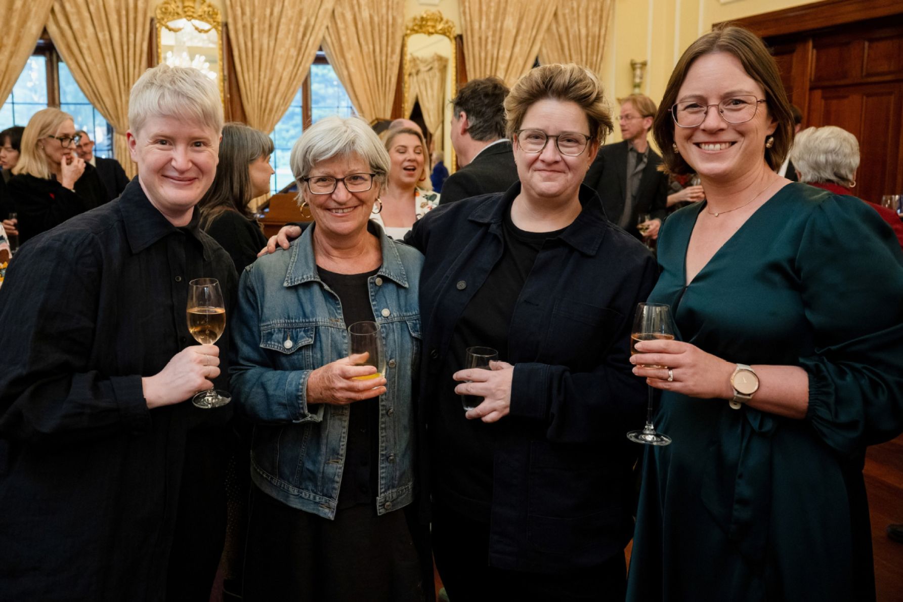 Kate Suthers, Françoise Piron, Belinda Gehlert and Anne Cawrse