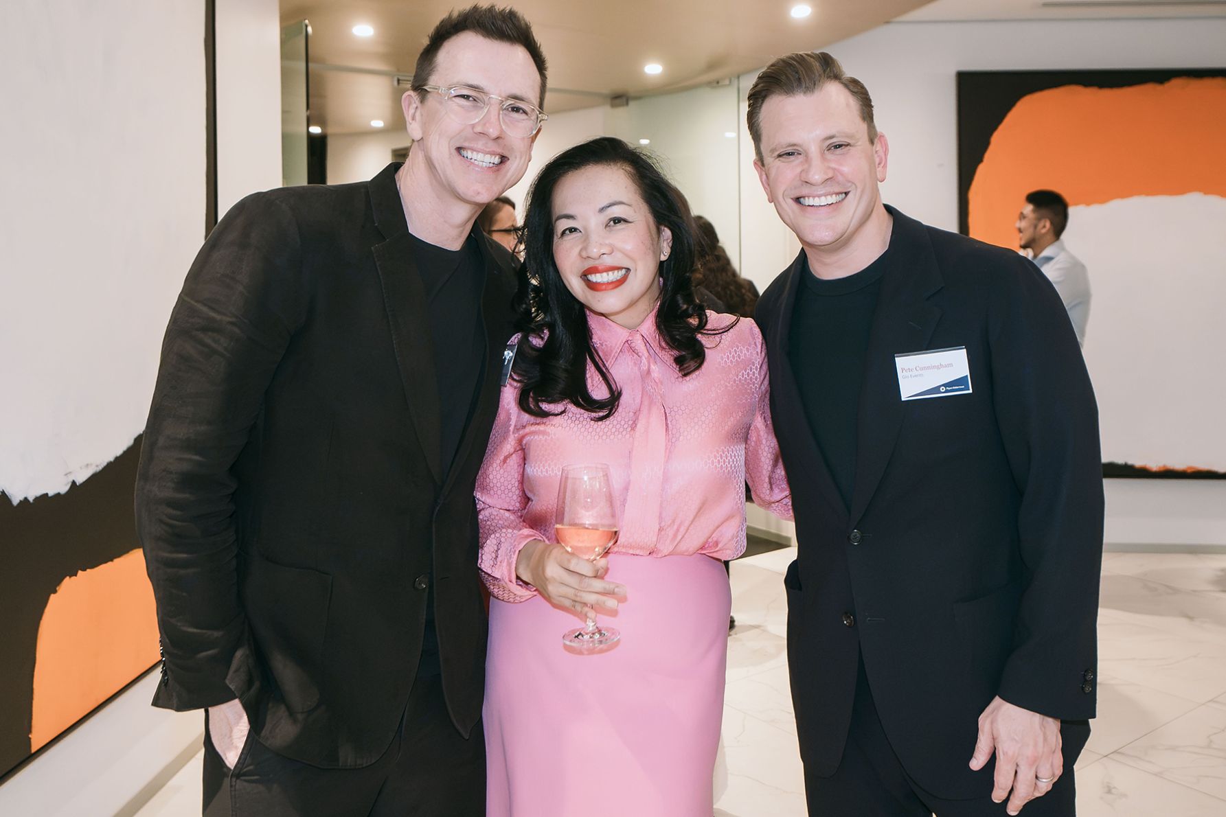 Anthony Ikin | Co-owner, Glo Events; Maria Capati | Partner, Piper Alderman; Pete Cunningham | Director, Glo Events
