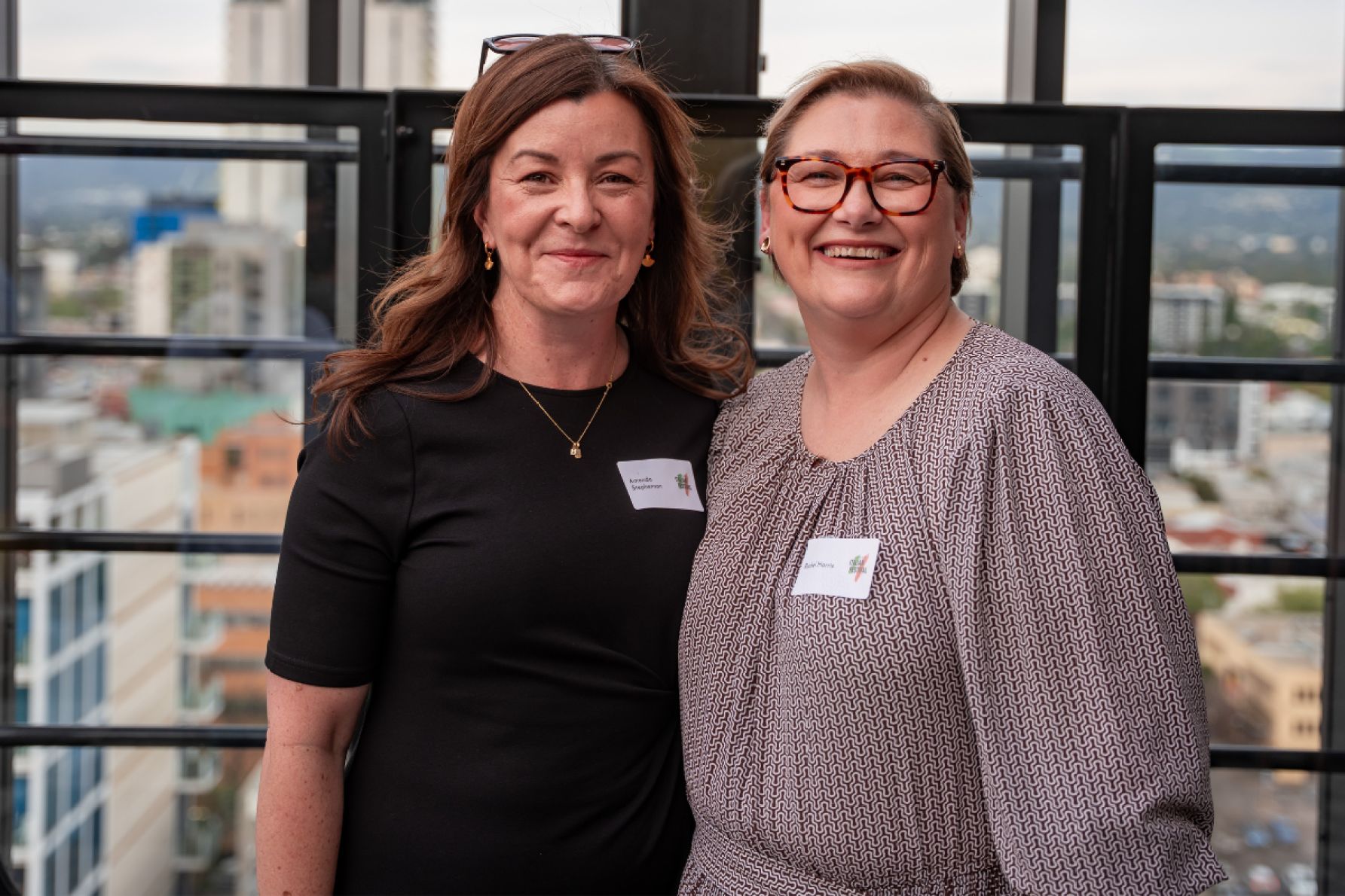 Amanda Stephenson and Rachel Harris