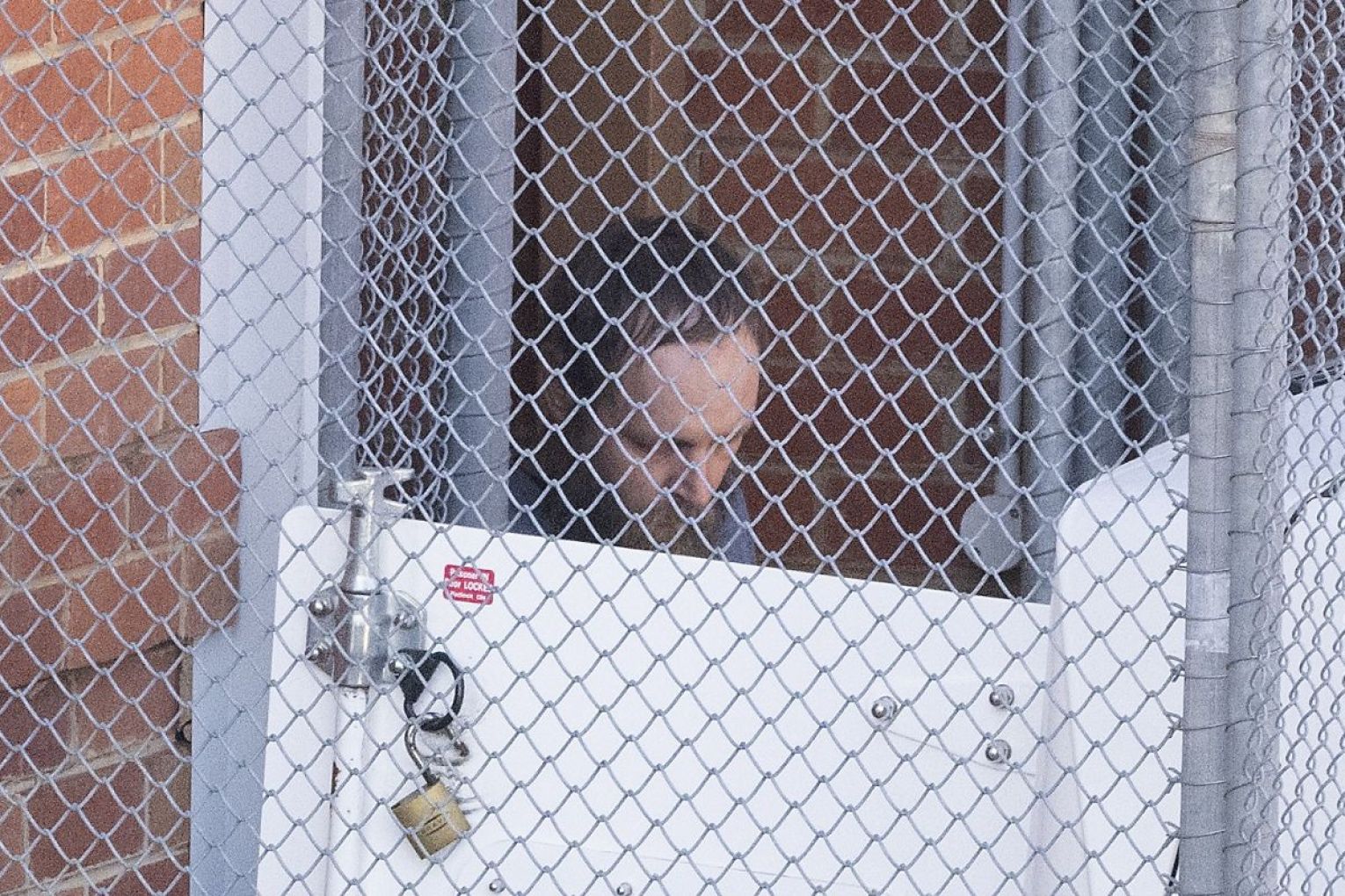 Brendan Nugent departs from the Wangaratta Magistrates Court in Wangaratta, Wednesday, October 21. He faces multiple charges over an alleged attack on independent MP Helen Haines outside her electorate office. Picture: AAP Image/James Ross