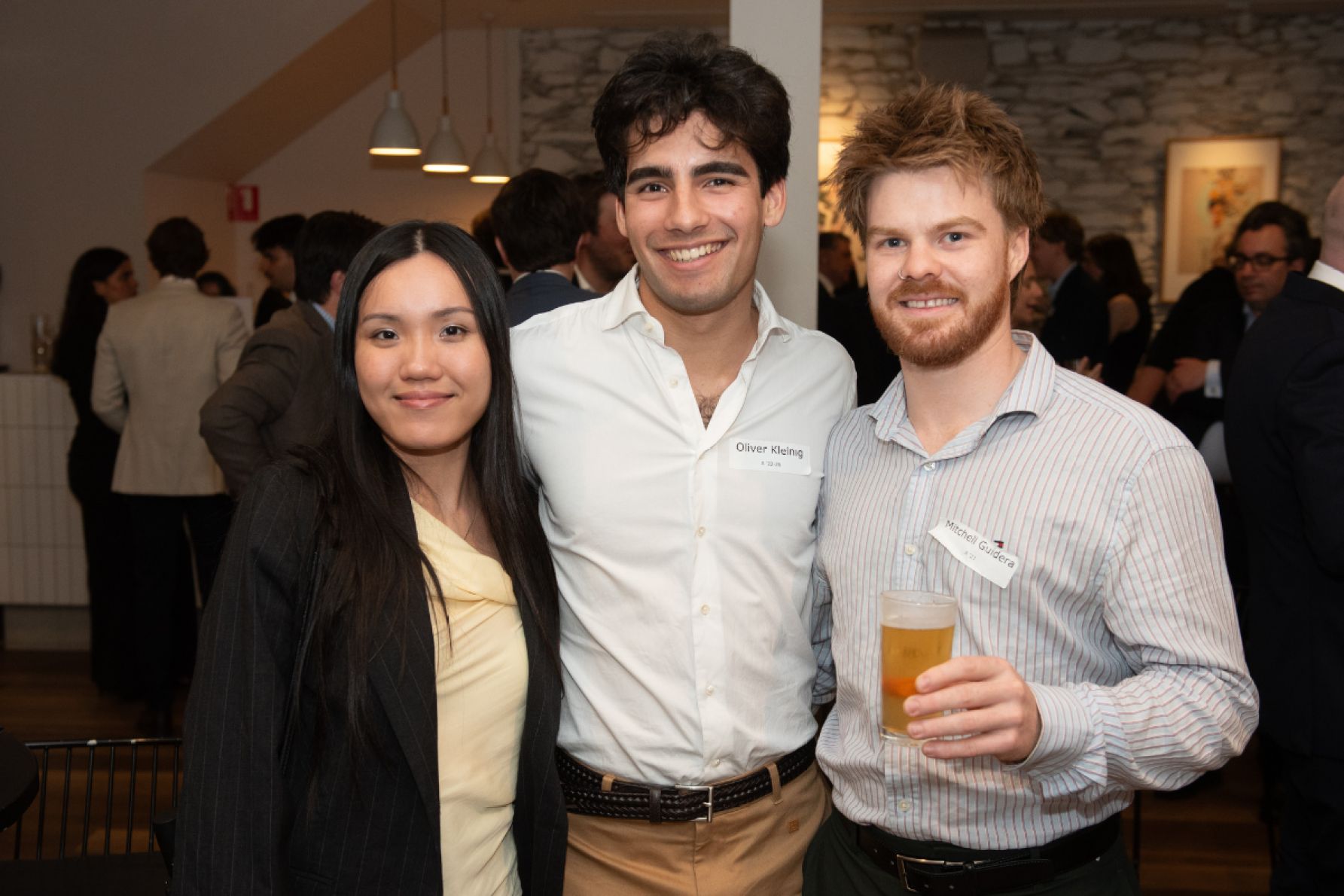 Colette Le, Oliver Kleinig and Mitchell Guidera