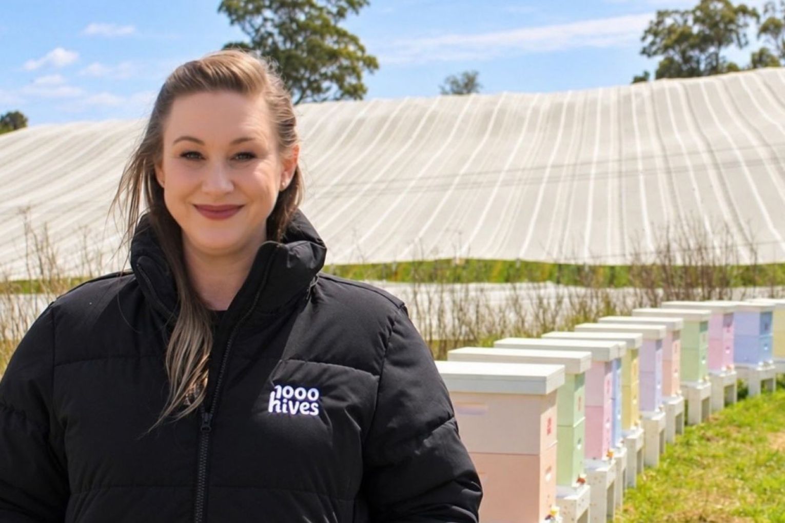 Danielle Munn is the founder of 1000 hives in the Adelaide Hills. Picture: supplied