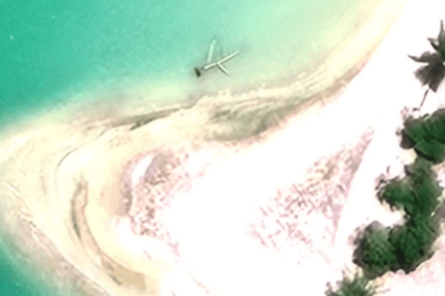 The Taraia Object lies in a shallow coral lagoon known as Nikumaroro in the obscure Phoenix Islands.