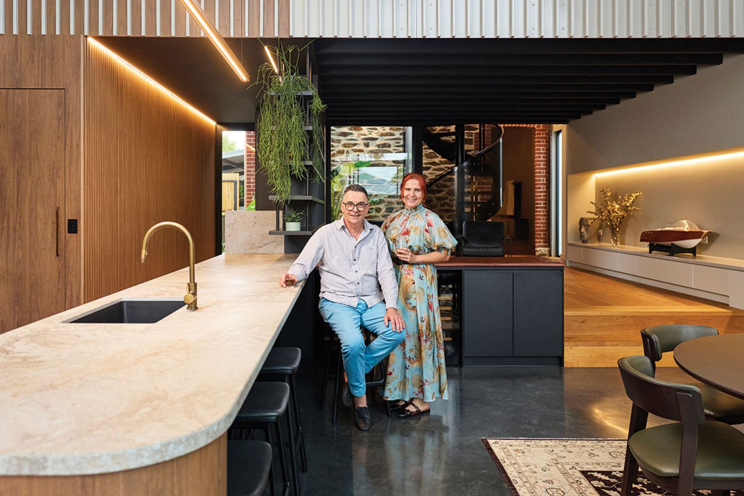 Ziggy and Marta are settled in their revamped home. Photograph Andre Castellucci