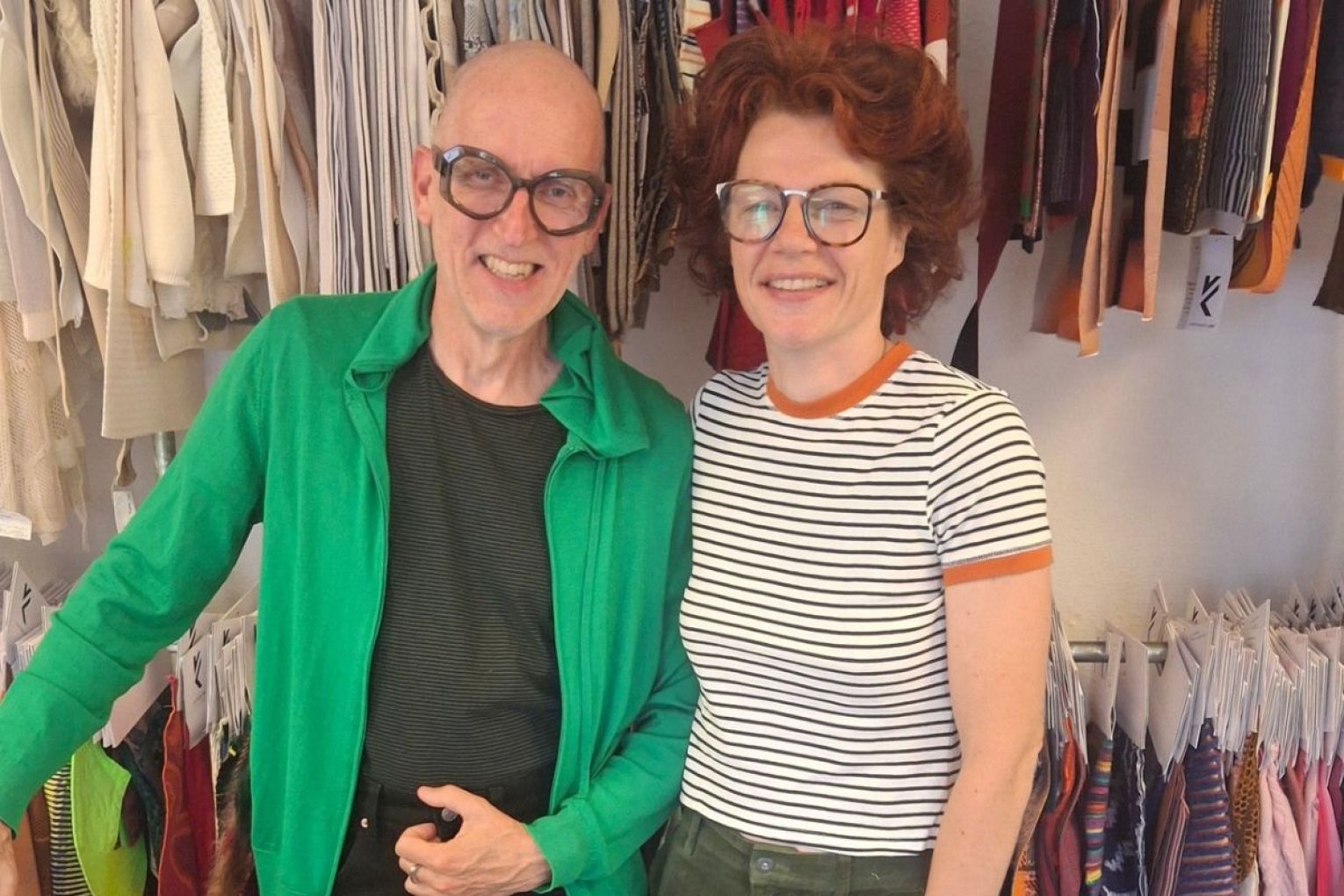 Founders of KNITWEAR Lab Thijs Verhaar and Lyske Gais. Picture: Supplied