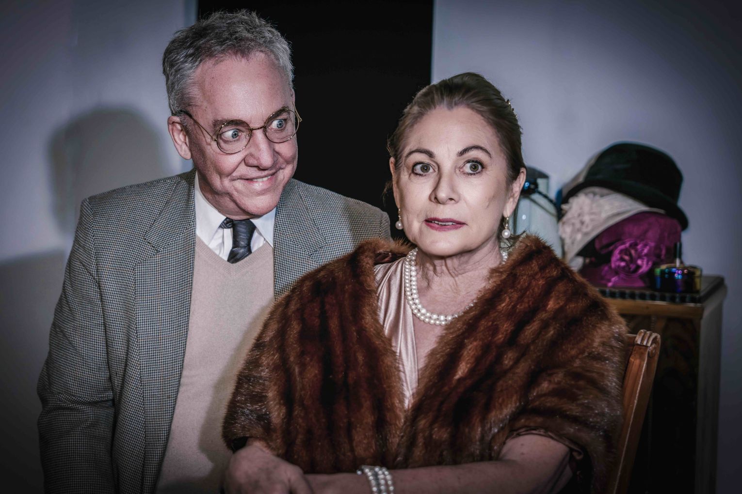 Gregory Wilken and Bronwyn  Nayler in The First Night (of The One Day of the Year). Photo: Christopher Sharman Photography