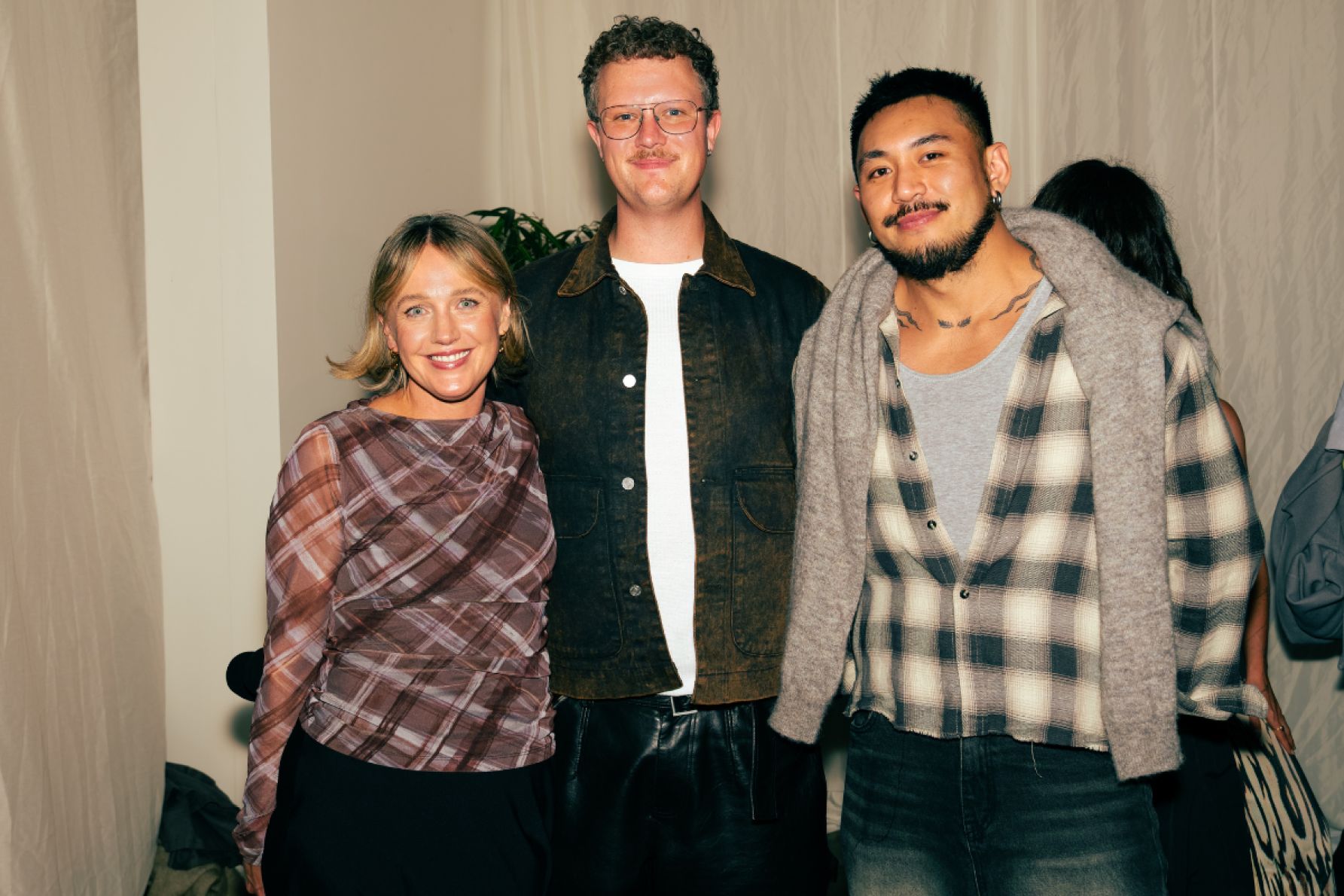 Hannah White, Calum Hurley and Andy TT