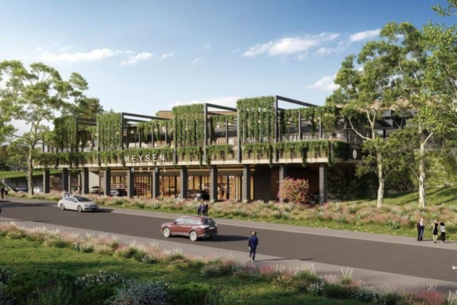 The new Heysen Hotel would be Mount Barker's first newly-built hotel in more than 160 years. Render: Supplied