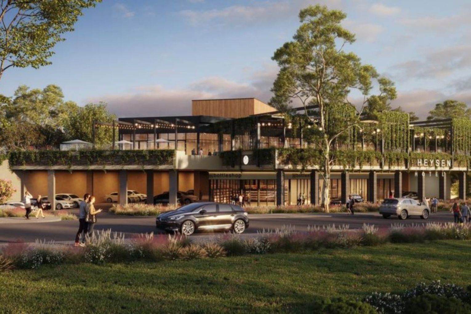 The new Heysen Hotel would be Mount Barker's first newly-built hotel in more than 160 years. Render: Supplied