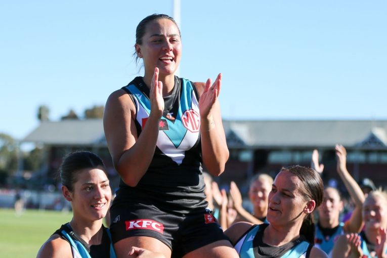 Thumbnail for ‘New role’: Port Adelaide AFLW stalwart to retire