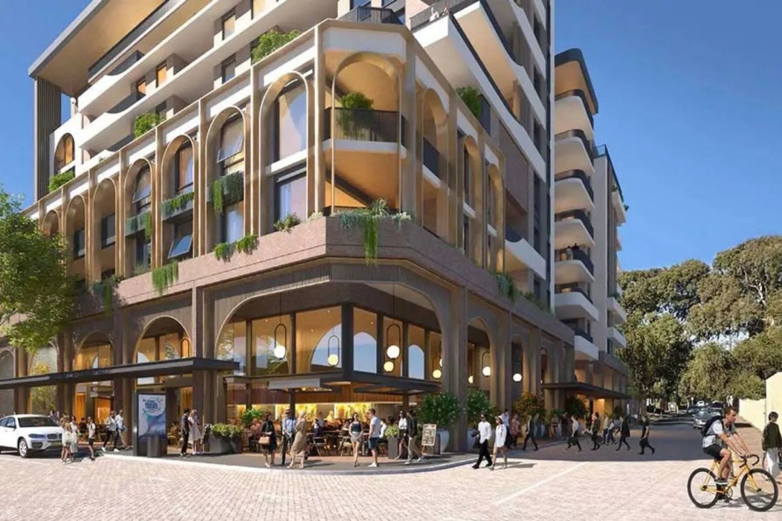An earlier concept design for the King William Road site in Unley.