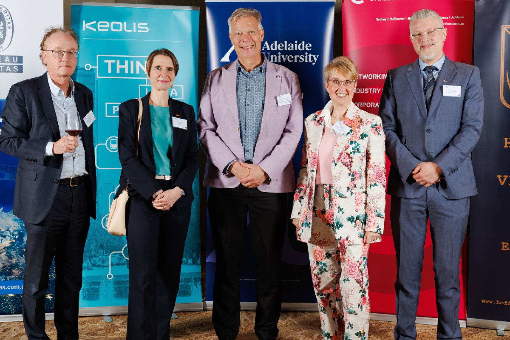 Mark O'Donnell, Sandra Hack, Sef van den Nieuwelaar, Sinja Hallam and Edwin Roman