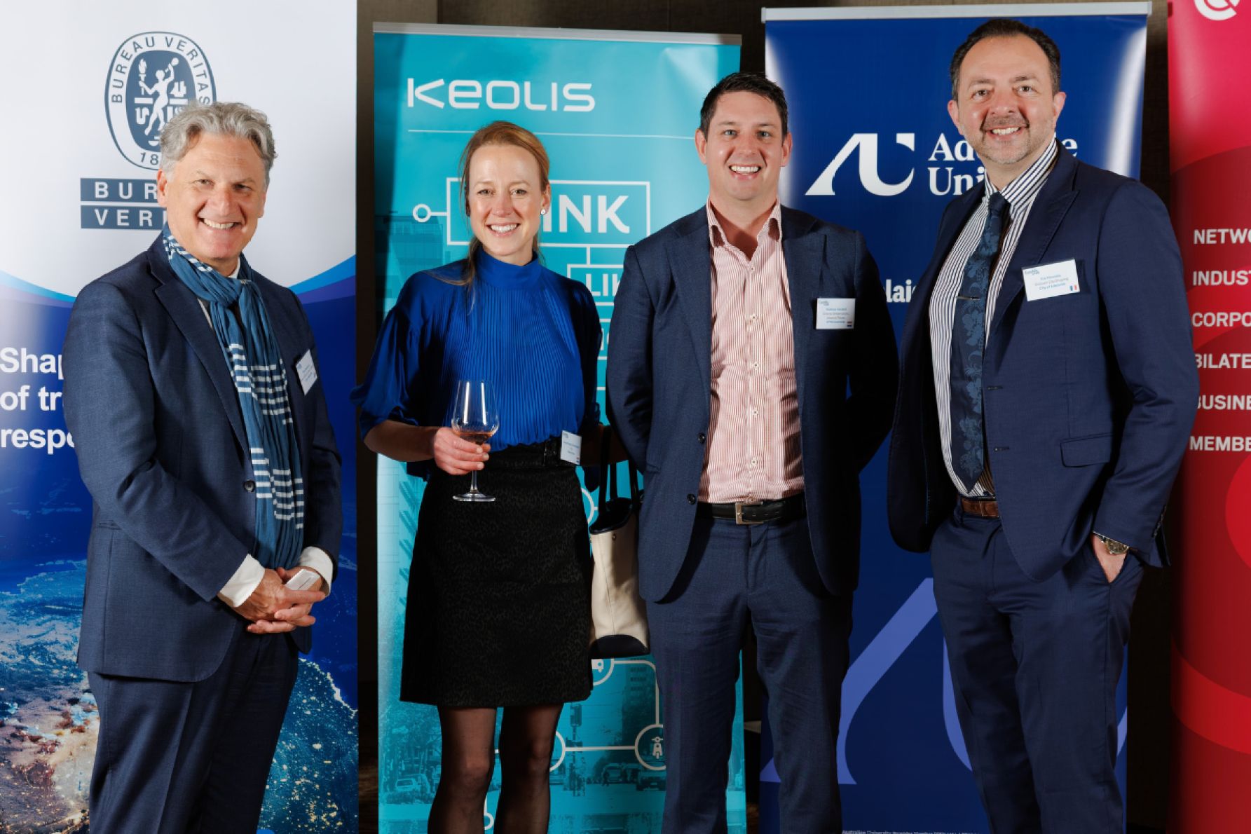 Mick Petrovski, Anne Margot Schoemaker, Matthew Harland and Ilia Houridis