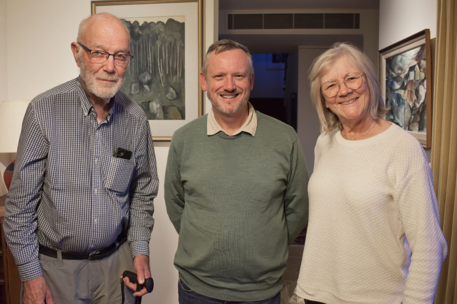 Ray Choate, Nigel Stevenson and Pip Weston 