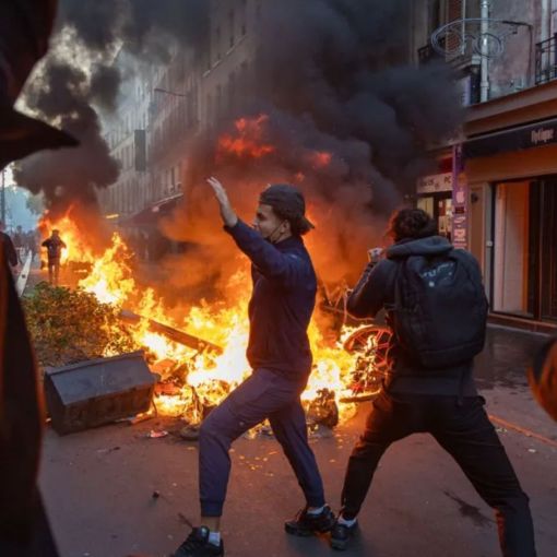 Thumbnail for France imposes curfews after violent riots