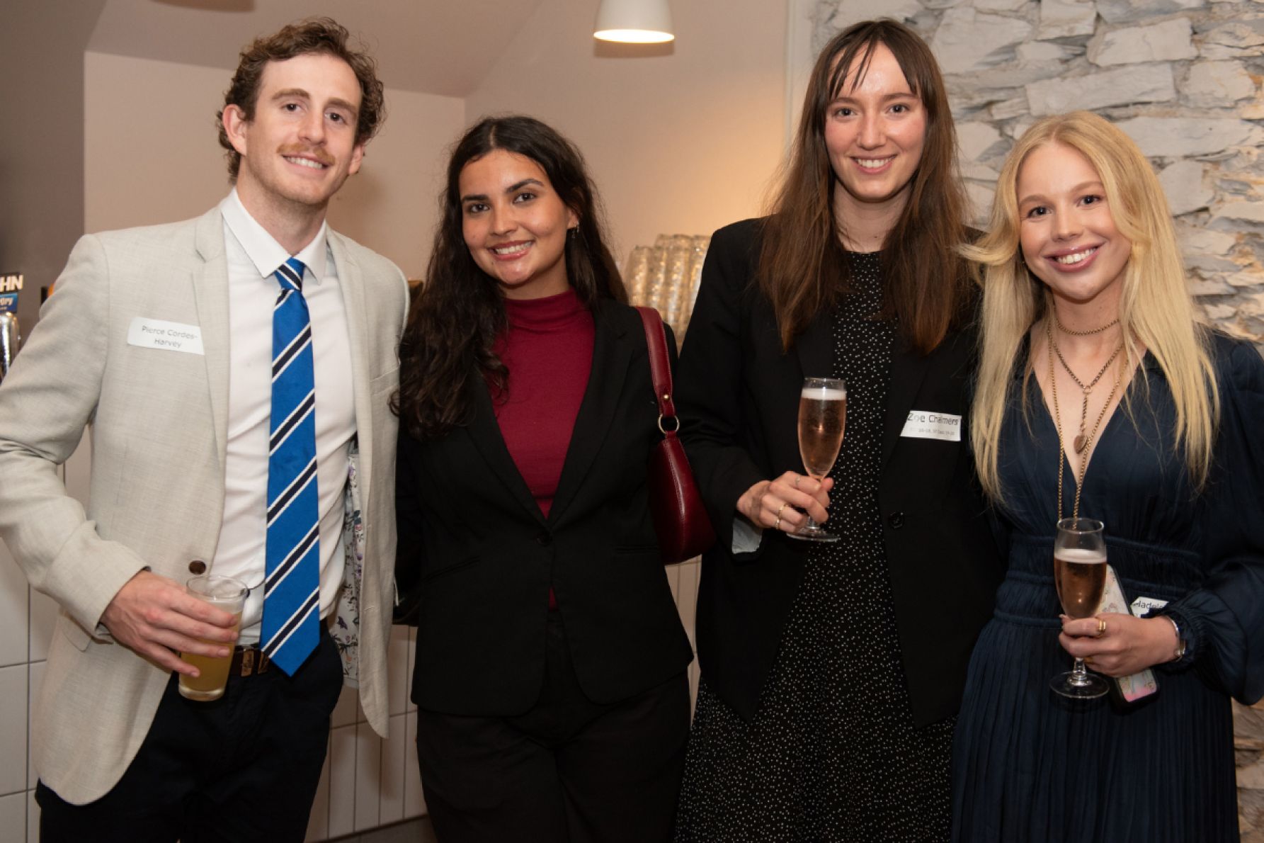 Pierce Cordes-Harvey, Rebecca Barlow, Zoë Chalmers and Madeleine McNeil