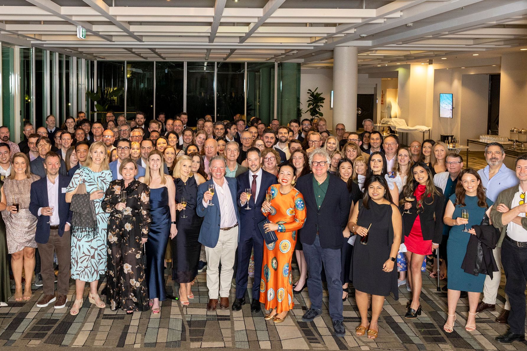 Group photo of Piper Alderman’s partners, senior lawyers and business services leaders from across Australia.