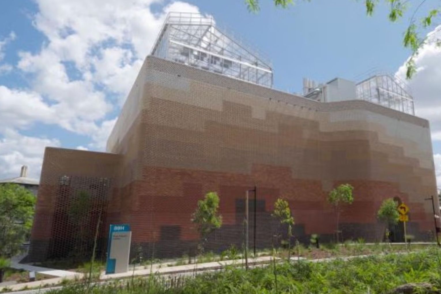 The $65 million Plant Futures Facility at the University of Queensland in Brisbane houses laboratories and greenhouses for researching sustainable agriculture and how plants adapt to climate change. (PR IMAGE PHOTO)