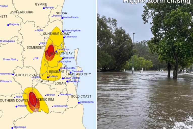 Thumbnail for Qld journo saves man from car in floodwaters