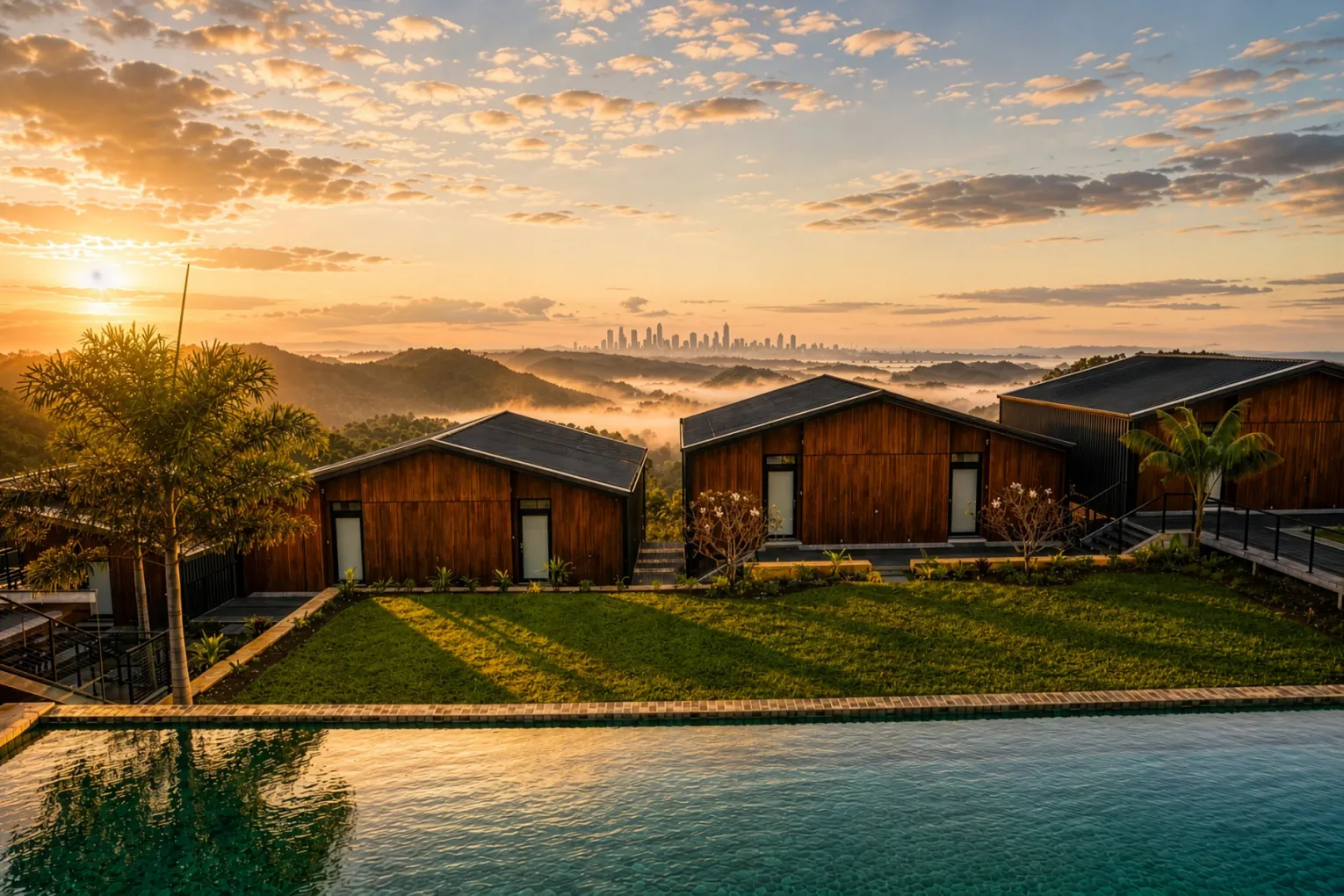 Soak Bathhouse founders have unveiled a new vision for EcoView Retreat in Tallebudgera Valley | Credit: Supplied