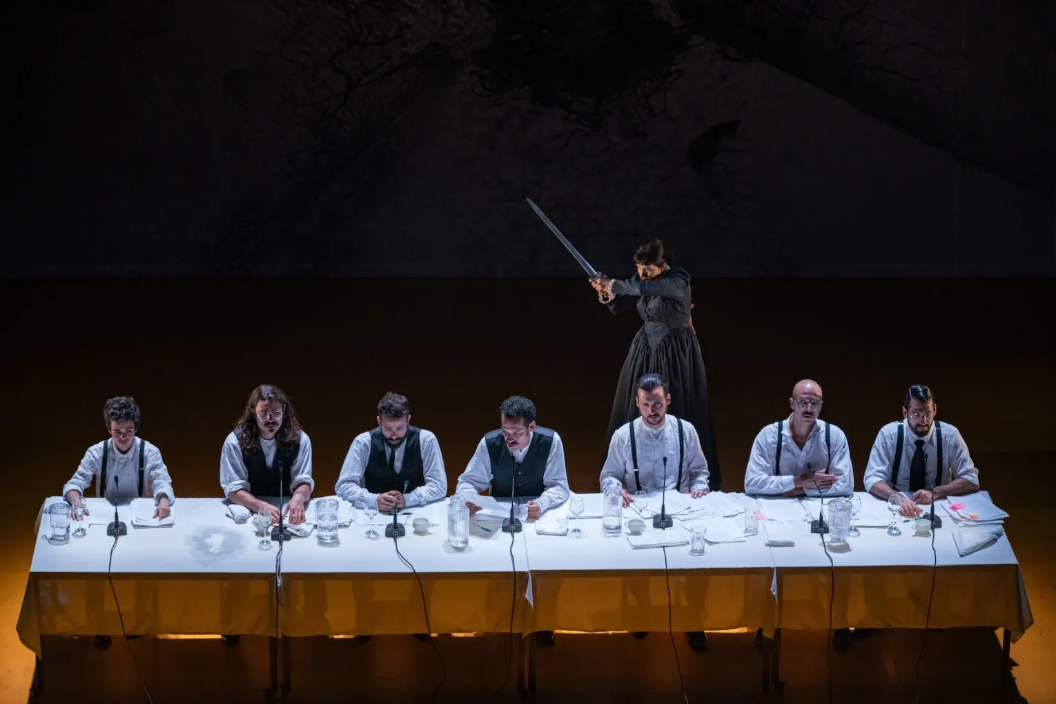Carolina Bianchi examines patriarchy and the arts in The Brotherhood. Photo: Mayra Azzi / Supplied