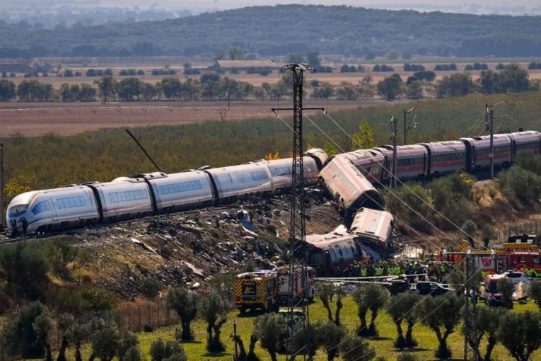 Thumbnail for Spanish train crash as death toll rises amid frantic search