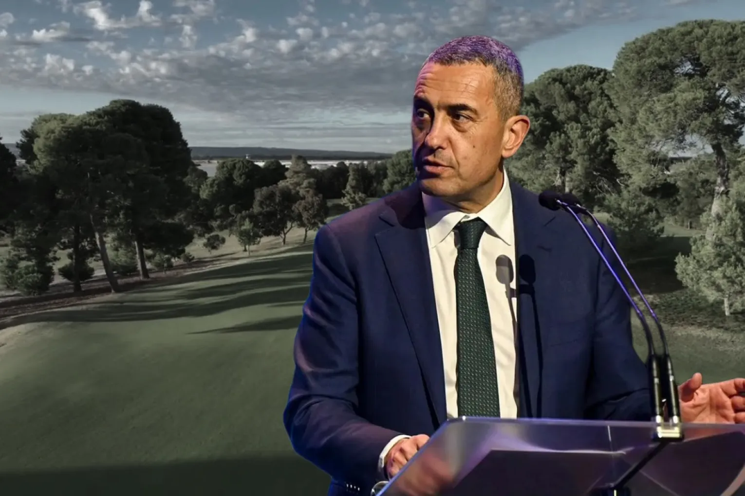 Treasurer Tom Koutsantonis has admitted it's "unlikely" LIV Golf will go ahead in 2027. Graphic: InDaily